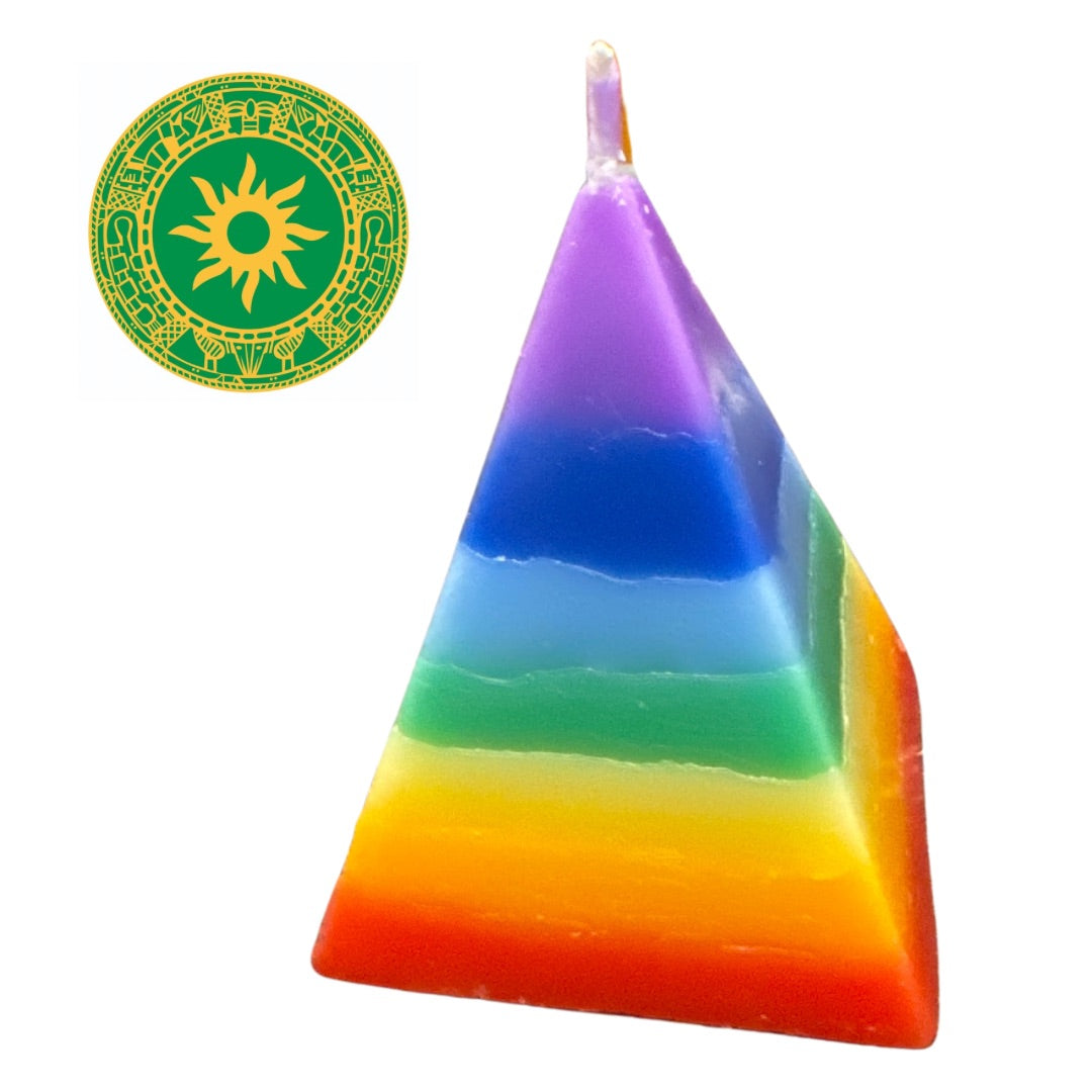 Pyramid candle