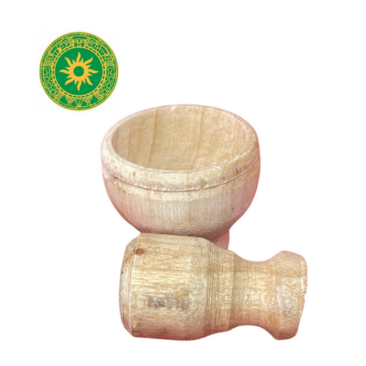 SMALL WOODEN MORTAR