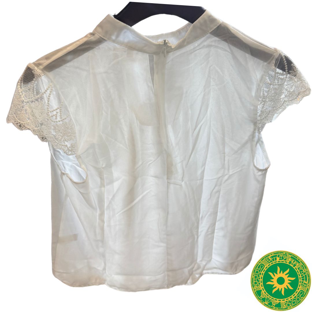 Blusa Blanca Transparente