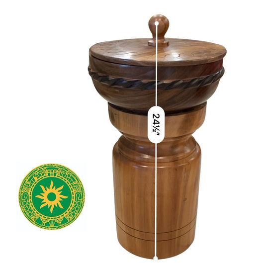 PILON Y BATEA DE CHANGO MADERA 100 %