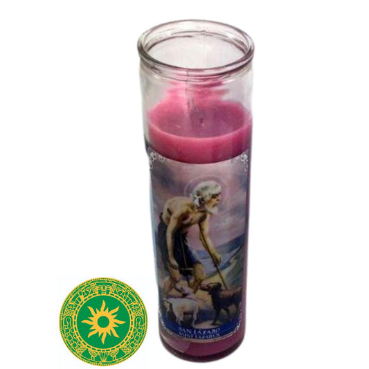 PURPLE CANDLE FOR SAINT LAZARO