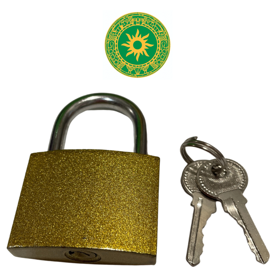 PADLOCK AND KEYS